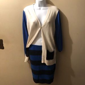Cardigan skirt set
